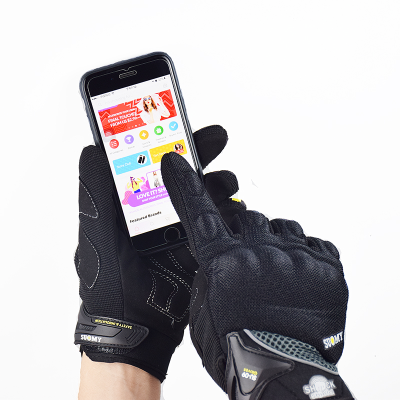 SUOMY 통기성 풀 핑거 레이싱 오토바이 장갑, 고품 - Motorcycle Gear Gloves 리뷰 및 가격