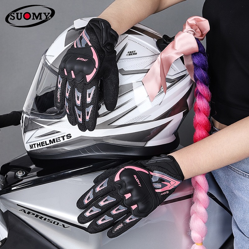 여름/겨울 오토바이 장갑 여성용 풀핑거 통기성 터치스크 - Xs Motorcycle Gear 리뷰 및 가격