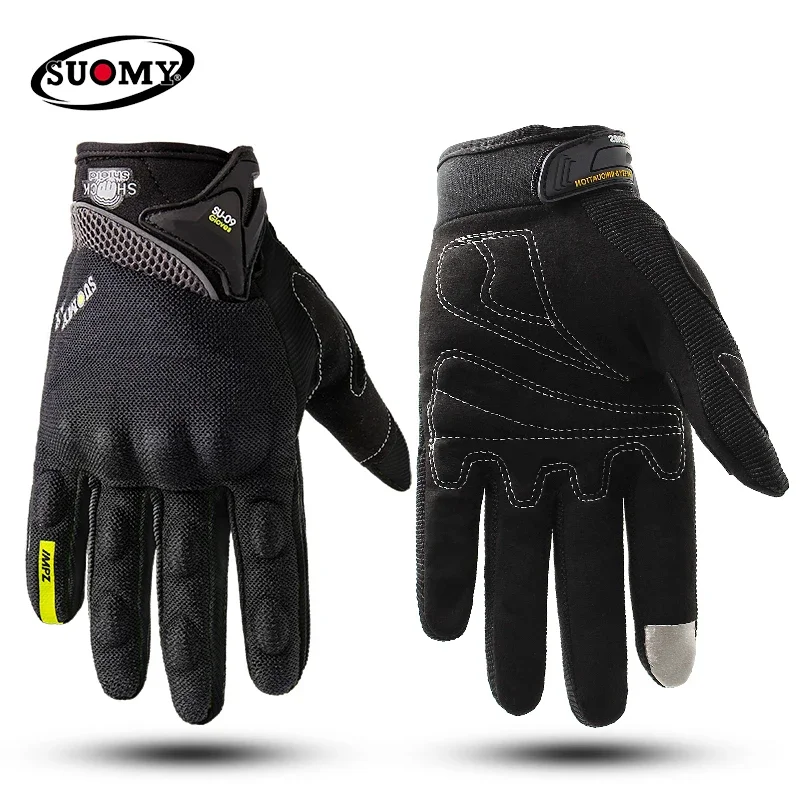 SUOMY 통기성 풀 핑거 레이싱 오토바이 장갑, 스타 - Motorcycle Gear Gloves 리뷰 및 가격