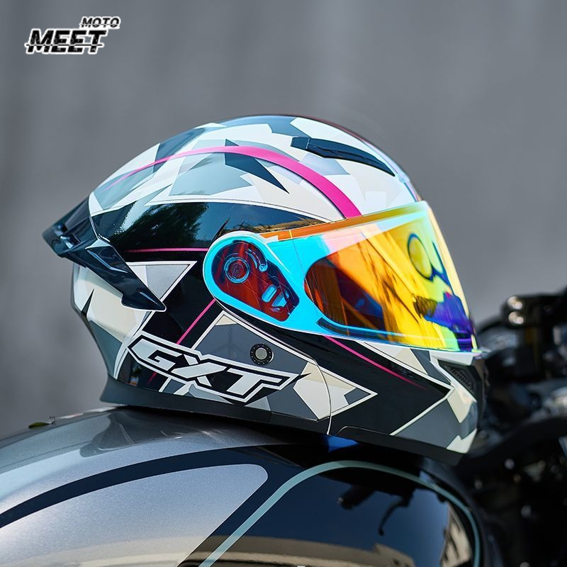 DOT 승인 풀페이스 헬멧 충돌 방지 오토바이 보호 장 - Motorcycle Gear Full Set 리뷰 및 가격