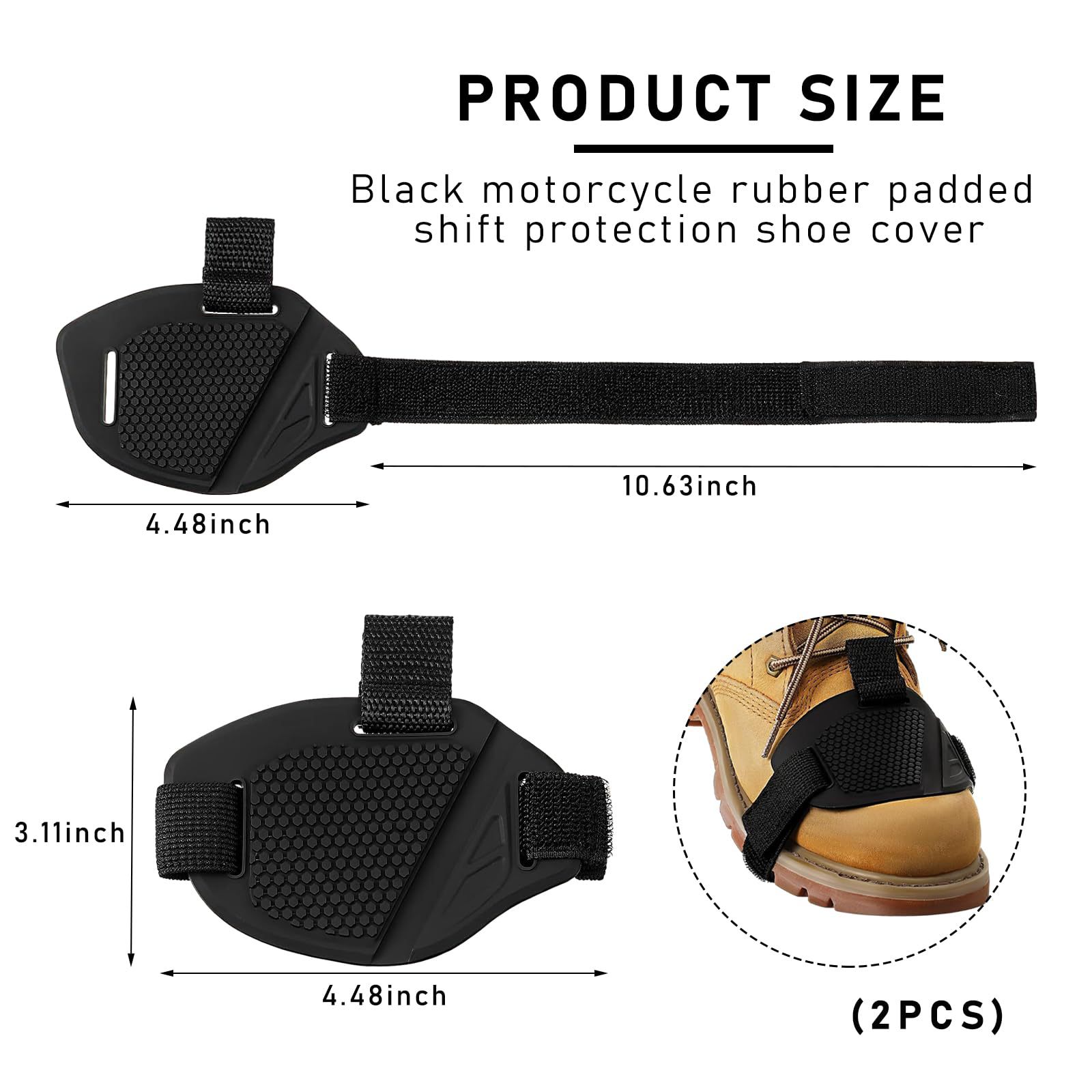 허니콤 미끄럼 방지 기어 변속 슈즈 프로텍터 오토바이  - Motorcycle Gear Shift 리뷰 및 가격